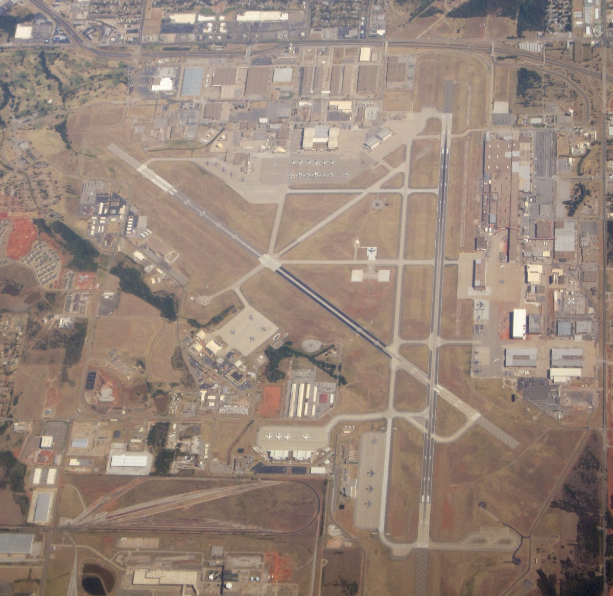 KTIK Tinker AFB Aerial Photo SkyVector